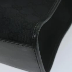 Brand Street GUCCI Jackie GG Canvas Hand Bag Black 002 1064 1669 Auth 65997 -Best Jewelry Store 65997 12
