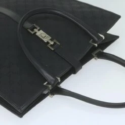 Brand Street GUCCI Jackie GG Canvas Hand Bag Black 002 1064 1669 Auth 65997 -Best Jewelry Store 65997 6