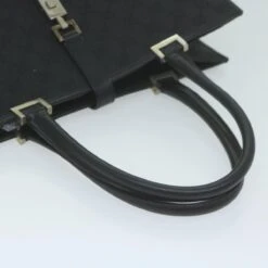 Brand Street GUCCI Jackie GG Canvas Hand Bag Black 002 1064 1669 Auth 65997 -Best Jewelry Store 65997 7