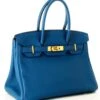 Opulence Vintage 2023 Birkin Handbag 30 Hermes Blue Grain Leather 2 Opulence Vintage 2023 Birkin Handbag 30 Hermes Blue Grain Leather -Best Jewelry Store 66704a48652b5 538 8146a