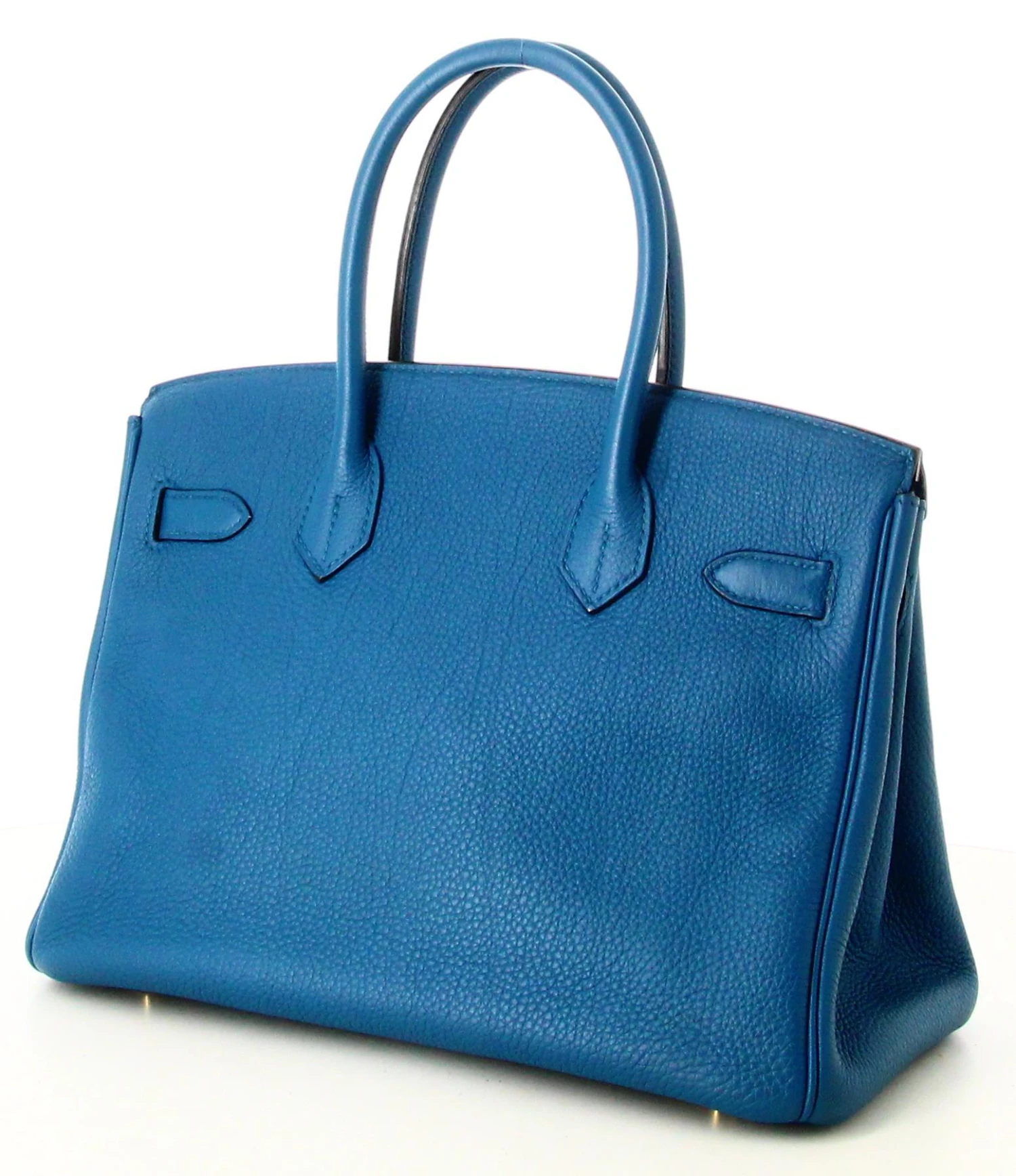 Opulence Vintage 2023 Birkin Handbag 30 Hermes Blue Grain Leather 5 Opulence Vintage 2023 Birkin Handbag 30 Hermes Blue Grain Leather - Image 3