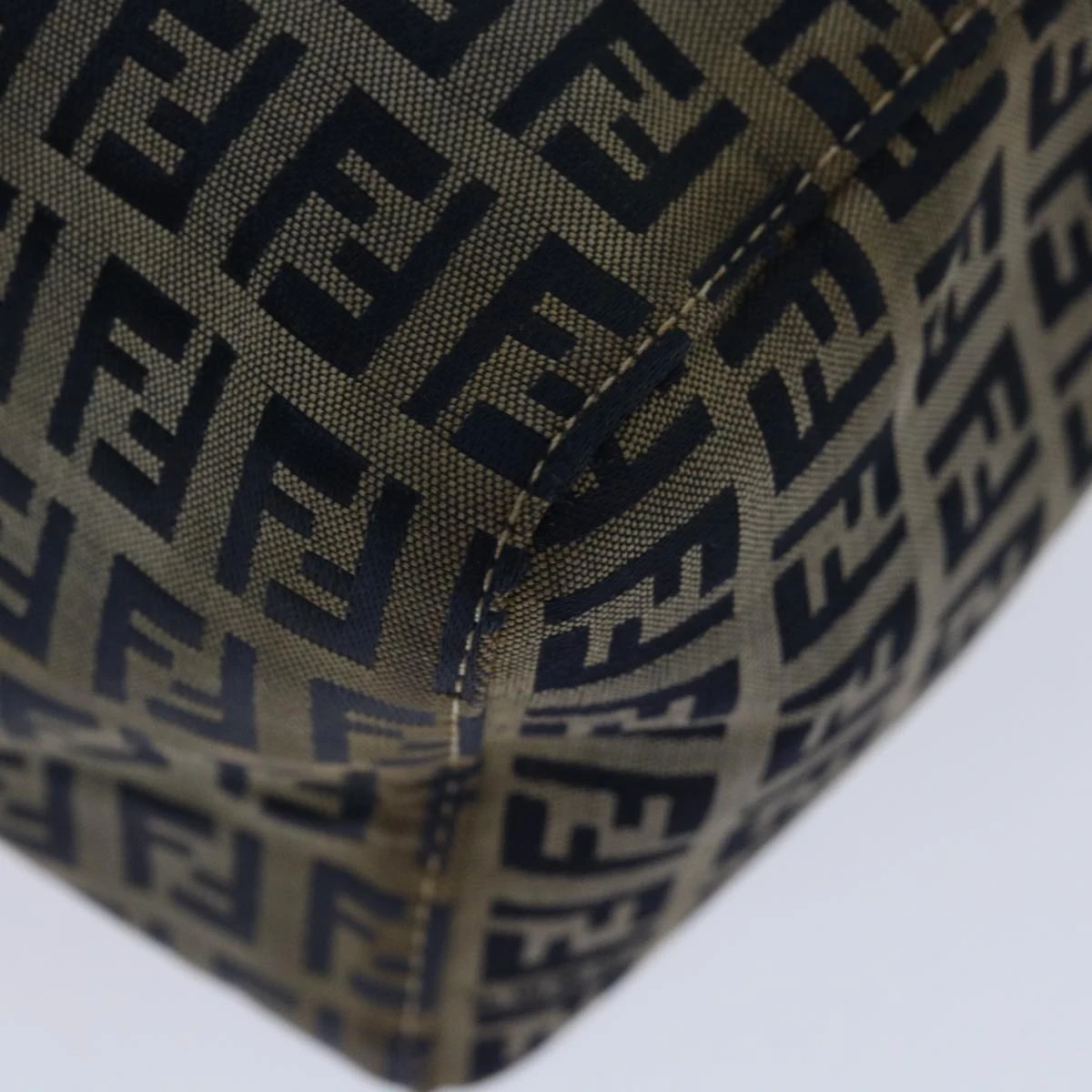 Brand Street FENDI Zucchino Canvas Mamma Baguette Hand Bag Navy Auth 67746 17 Brand Street FENDI Zucchino Canvas Mamma Baguette Hand Bag Navy Auth 67746 - Image 15