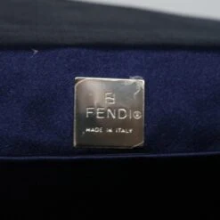 Brand Street FENDI Zucchino Canvas Mamma Baguette Hand Bag Navy Auth 67746 39 Brand Street FENDI Zucchino Canvas Mamma Baguette Hand Bag Navy Auth 67746 -Best Jewelry Store 67746 16