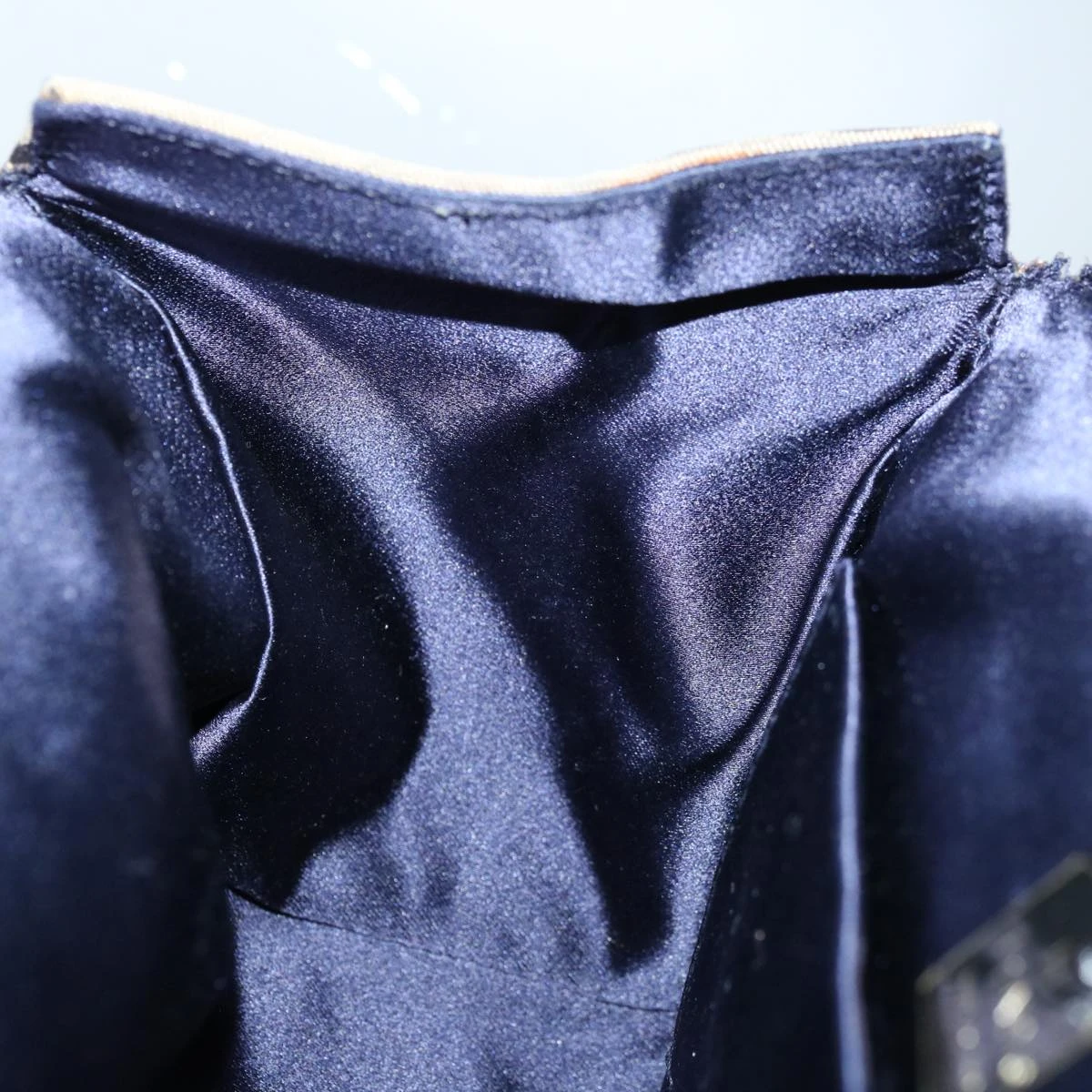 Brand Street FENDI Zucchino Canvas Mamma Baguette Hand Bag Navy Auth 67746 22 Brand Street FENDI Zucchino Canvas Mamma Baguette Hand Bag Navy Auth 67746 - Image 20