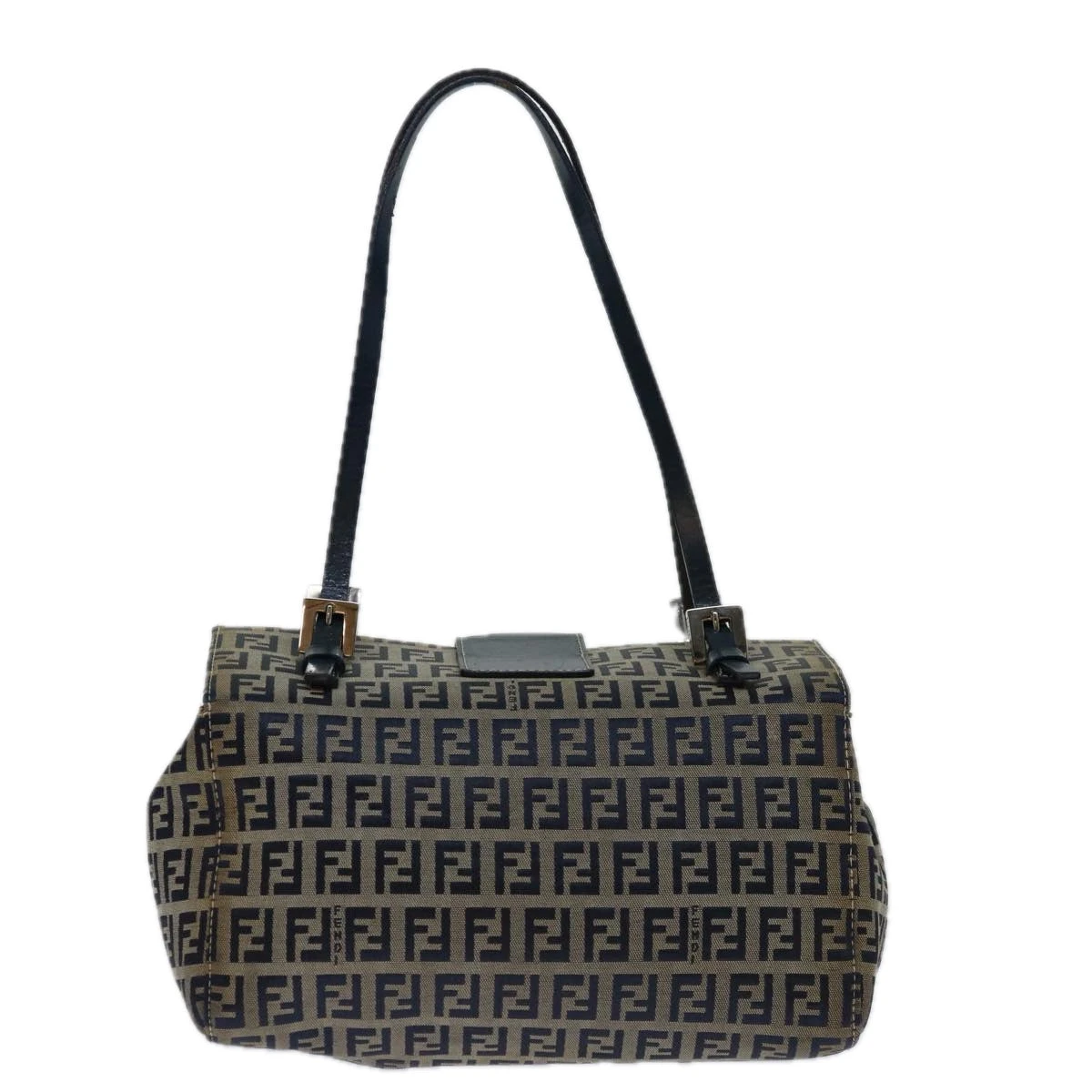 Brand Street FENDI Zucchino Canvas Mamma Baguette Hand Bag Navy Auth 67746 4 Brand Street FENDI Zucchino Canvas Mamma Baguette Hand Bag Navy Auth 67746 - Image 2