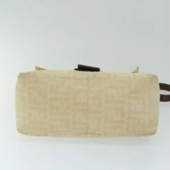 Brand Street FENDI Zucca Canvas Mamma Baguette Shoulder Bag Beige Auth 68065 -Best Jewelry Store 68065 10