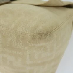 Brand Street FENDI Zucca Canvas Mamma Baguette Shoulder Bag Beige Auth 68065 -Best Jewelry Store 68065 11
