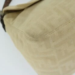 Brand Street FENDI Zucca Canvas Mamma Baguette Shoulder Bag Beige Auth 68065 -Best Jewelry Store 68065 12