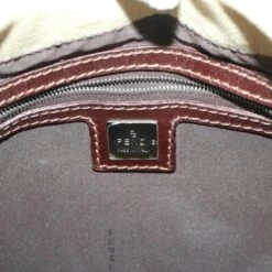 Brand Street FENDI Zucca Canvas Mamma Baguette Shoulder Bag Beige Auth 68065 -Best Jewelry Store 68065 16