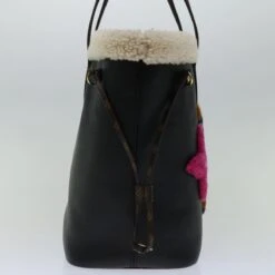 Brand Street LOUIS VUITTON Monogram Teddy Neverfull MM Tote Bag Black M56960 LV Auth 68691S -Best Jewelry Store 68691S 4