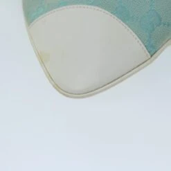 Brand Street GUCCI GG Canvas Jackie Shoulder Bag Light Blue White Auth 68866 -Best Jewelry Store 68866 12