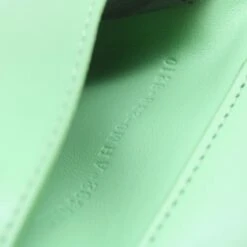 Brand Street FENDI Mamma Baguette Shoulder Bag Leather Green Auth 68908A -Best Jewelry Store 68908A 29