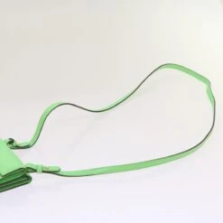 Brand Street FENDI Mamma Baguette Shoulder Bag Leather Green Auth 68908A -Best Jewelry Store 68908A 9