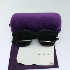 Brand Street GUCCI Sunglasses Plastic Black Auth 69125 -Best Jewelry Store 69125 10