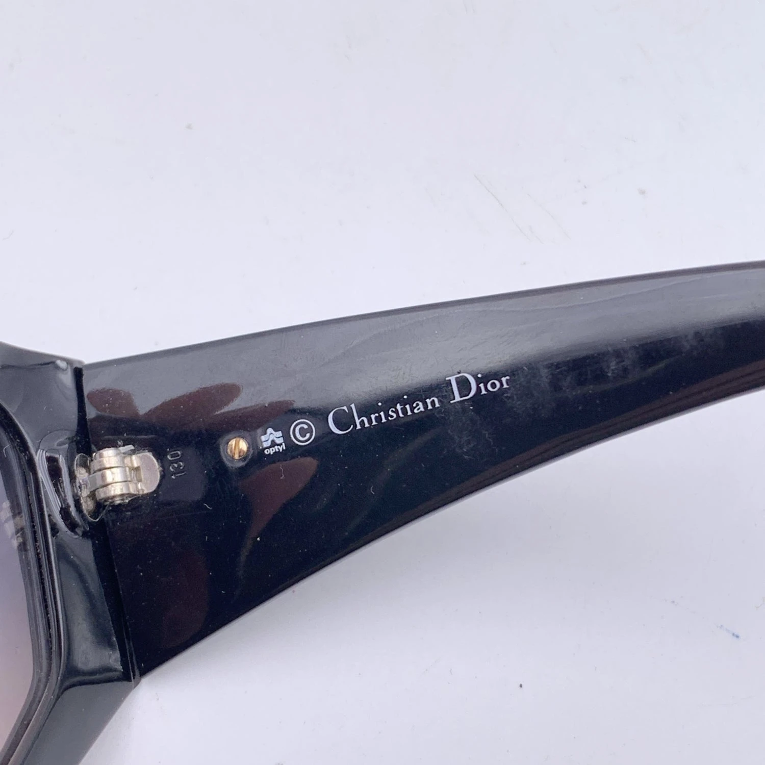 Opherty Ciocci CHRISTIAN DIOR Vintage Black Sunglasses 2230 90 Optyl 64/10 130 Mm 6 Opherty Ciocci CHRISTIAN DIOR Vintage Black Sunglasses 2230 90 Optyl 64/10 130 Mm - Image 4
