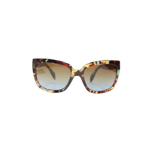 Style Tribute PRADA Brown & Blue Tortoiseshell Sunglasses 3 Style Tribute PRADA Brown & Blue Tortoiseshell Sunglasses
