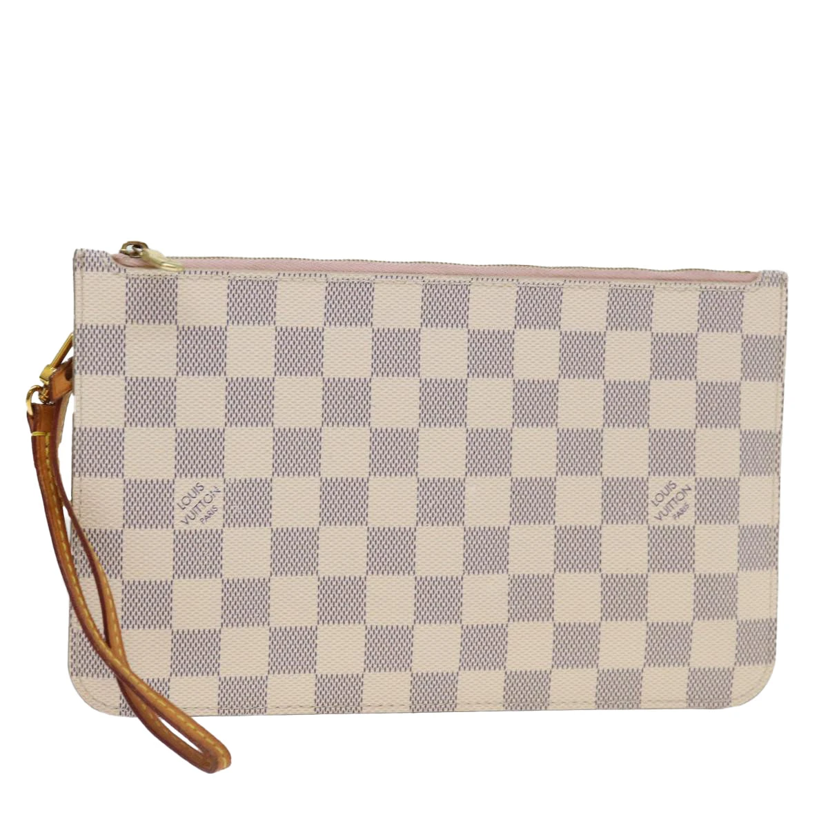 Brand Street LOUIS VUITTON Damier Azur Neverfull MM Pouch Pouch LV Auth 70919 3 Brand Street LOUIS VUITTON Damier Azur Neverfull MM Pouch Pouch LV Auth 70919