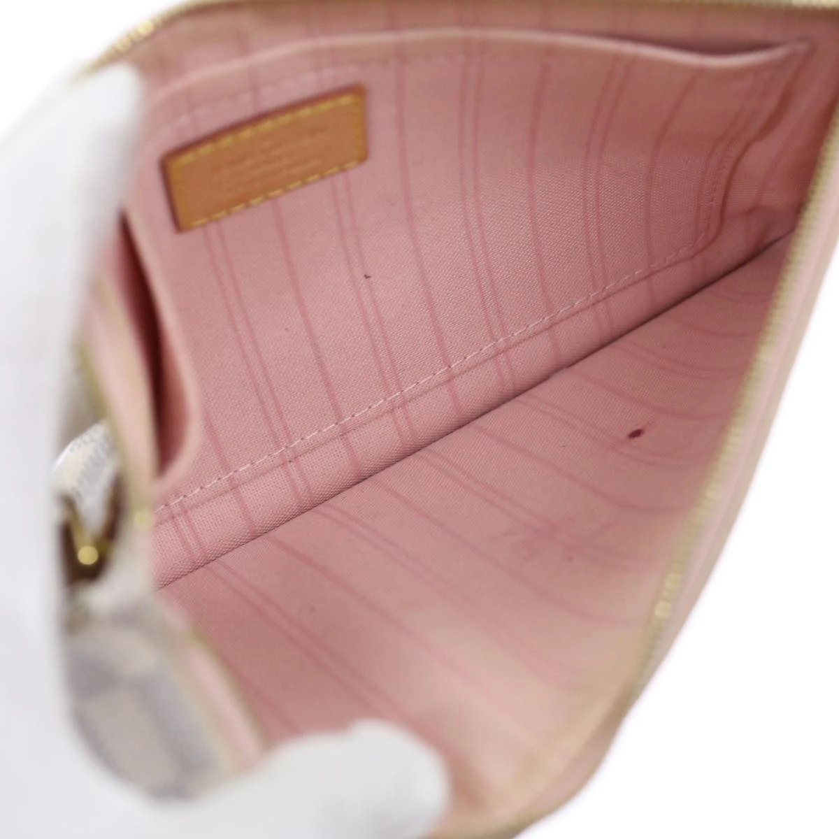 Brand Street LOUIS VUITTON Damier Azur Neverfull MM Pouch Pouch LV Auth 70919 12 Brand Street LOUIS VUITTON Damier Azur Neverfull MM Pouch Pouch LV Auth 70919 - Image 10