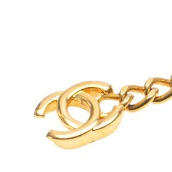 Upteam CHANEL Gold Plated CC Turnlock Chain Bracelet Costume Bracelet -Best Jewelry Store 71VIUZUL5DUMNEBP 3