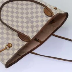 Brand Street LOUIS VUITTON Damier Azur Neverfull MM Tote Bag N41605 LV Auth 74335 -Best Jewelry Store 74335 6