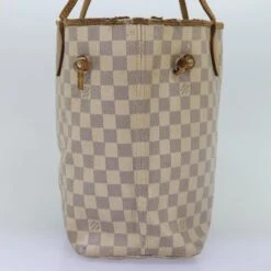 Brand Street LOUIS VUITTON Damier Azur Neverfull MM Tote Bag N41605 LV Auth 74336 -Best Jewelry Store 74336 4
