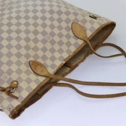Brand Street LOUIS VUITTON Damier Azur Neverfull MM Tote Bag N41605 LV Auth 74336 -Best Jewelry Store 74336 6