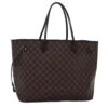 Brand Street LOUIS VUITTON Damier Ebene Neverfull GM Tote Bag N51106 LV Auth 74337