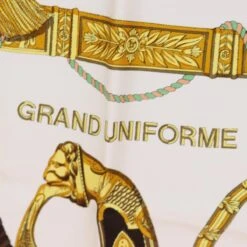 Brand Street HERMES Carre 90 Scarf "GRAND UNIFORME" Silk Red Auth 74709 -Best Jewelry Store 74709 11