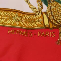 Brand Street HERMES Carre 90 Scarf "GRAND UNIFORME" Silk Red Auth 74709 -Best Jewelry Store 74709 12