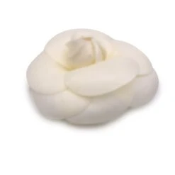 Opherty Ciocci CHANEL Vintage White Fabric Camelia Flower Camellia Brooch Pin -Best Jewelry Store 749e3c09 6166 5c65 bd21 f7907a6af85f