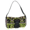 Brand Street FENDI Mamma Baguette Shoulder Bag Beads Black Auth 75387A -Best Jewelry Store 75387A 1
