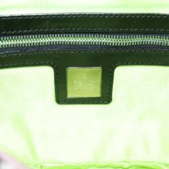 Brand Street FENDI Mamma Baguette Shoulder Bag Beads Black Auth 75387A -Best Jewelry Store 75387A 14