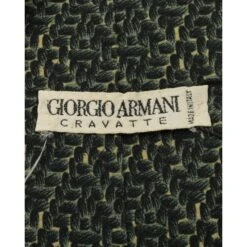 Style Tribute GIORGIO ARMANI Dark Green Print Tie -Best Jewelry Store 75ba701f4ce4d50534b856b740e610dc
