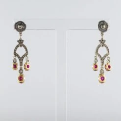 Sarl Baume Ruby Diamond 18 Karat White Gold Drop Earrings 26 Sarl Baume Ruby Diamond 18 Karat White Gold Drop Earrings -Best Jewelry Store 8 master 92860a11 3bed 42e4 9db3 f0d6d8b90d2b