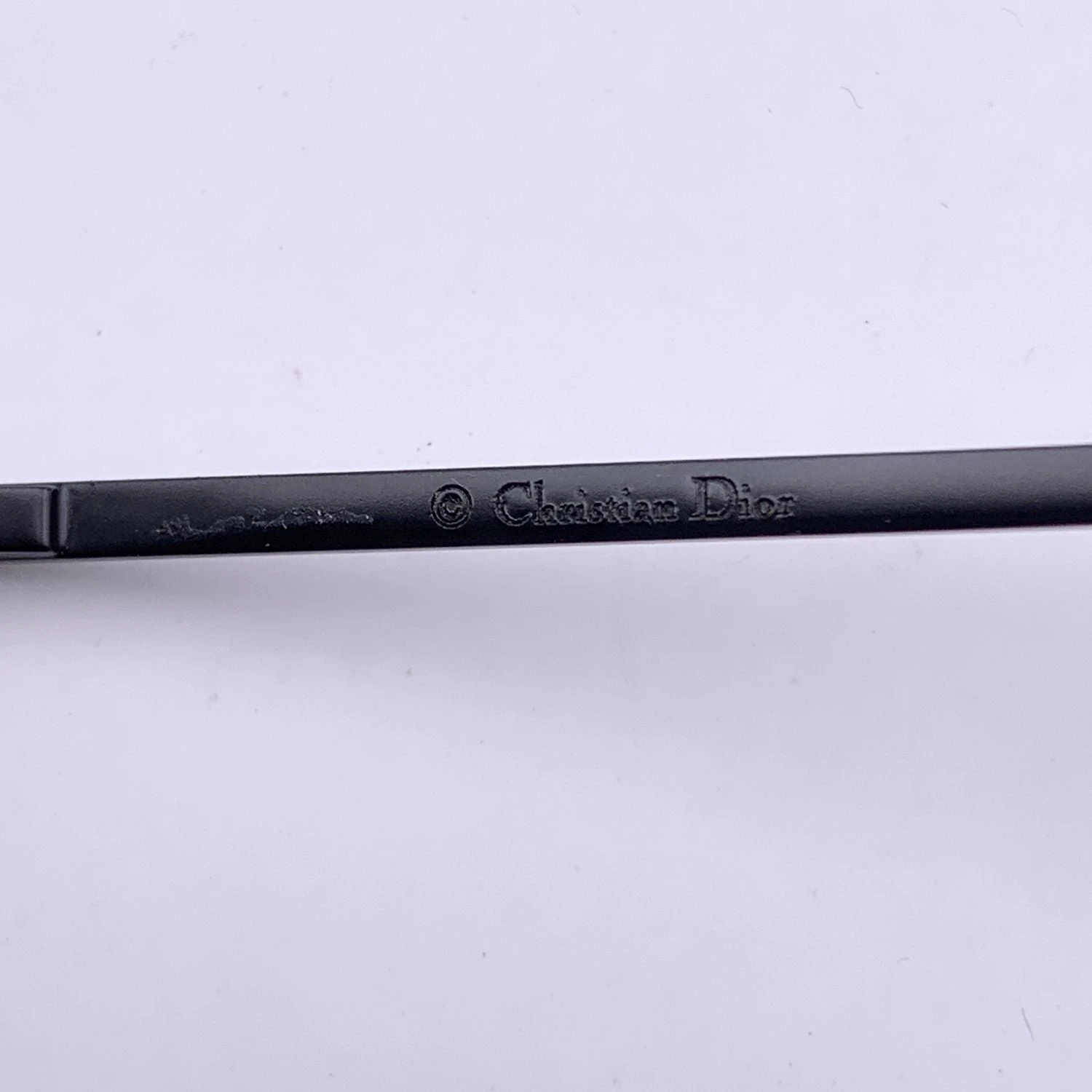 Opherty Ciocci CHRISTIAN DIOR Black Aviator Hard Dior1 Sunglasses With Crystals 9 Opherty Ciocci CHRISTIAN DIOR Black Aviator Hard Dior1 Sunglasses With Crystals - Image 7