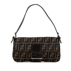 Upteam FENDI Zucca Canvas Baguette