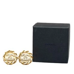 Upteam CHANEL CC Rhinestone Clip On Earrings Costume Earrings -Best Jewelry Store CDVJMXBJG6QSYQJL 8