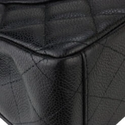 Boutiqi Bags Chanel Double Flap Maxi Black Caviar Silver Hardware 2014 -Best Jewelry Store Chanel Black Maxi 9