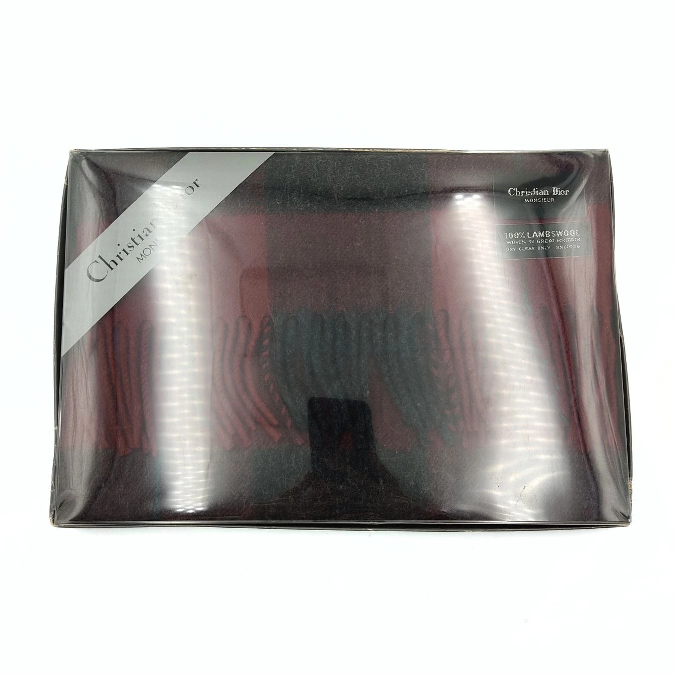 Vintage APT DIOR Christian Men's Scarf In Pure Wool - New 8 Vintage APT DIOR Christian Men's Scarf In Pure Wool - New - Image 6