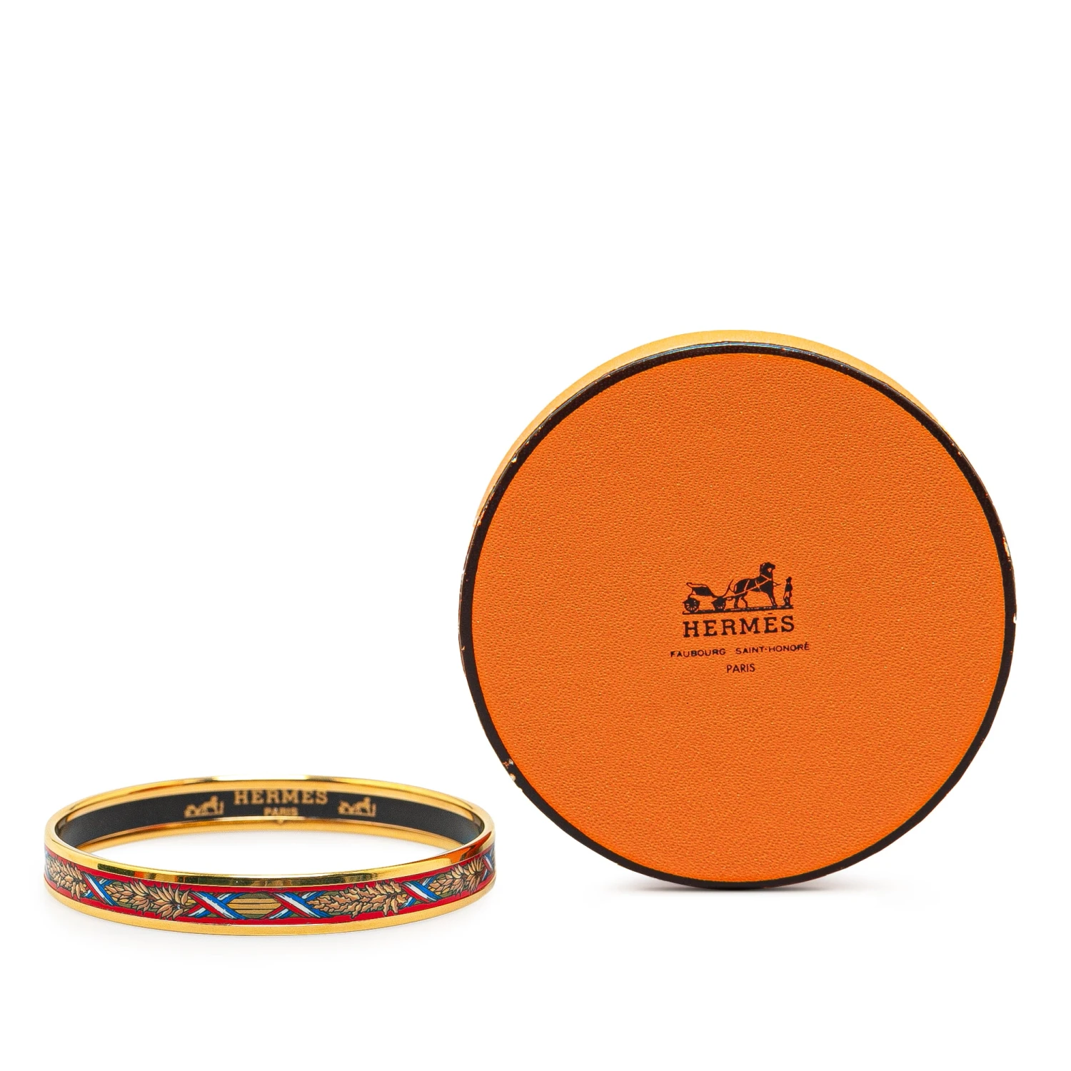 Upteam Hermes Narrow 1789 Liberte Egalite Fraternite Enamel Bangle 75 Costume Bracelet 8 Upteam Hermes Narrow 1789 Liberte Egalite Fraternite Enamel Bangle 75 Costume Bracelet - Image 6