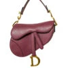 Style Tribute Small Burgundy Saddle Handbag