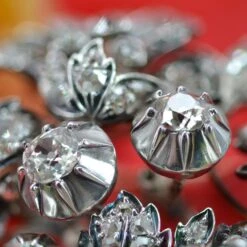 Sarl Baume 19th Century 3, 90 Carats Diamonds Bouquet Silver 18 Karat Yellow Gold Brooch -Best Jewelry Store DSC 3054 master