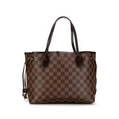 Upteam LOUIS VUITTON Damier Ebene Neverfull PM Tote Bag