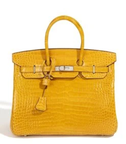 Style Tribute Birkin 35 Yellow PHW