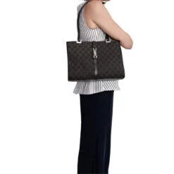 Vintage APT GUCCI Vintage Jackie Shoulder Bag In Black Canvas And Leather -Best Jewelry Store Gucci borsa a spalla Jackie vintage in tela e pelle nera extra big 6652 697