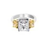Style Tribute Diamond Ring With 2 Yellow Diamonds