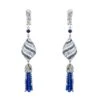 Style Tribute Blue Sapphire Drop Earrings
