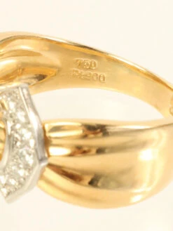 QOO Vintage CELINE 18K Diamond Ring Gold -Best Jewelry Store IMG 0556