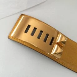 Fancy Lux HERMES Collier De Chien Belt In Yellow Leather 17 Fancy Lux HERMES Collier De Chien Belt In Yellow Leather -Best Jewelry Store IMG 0805 2528c16a e067 4eb2 89a1 a375f8a8aa01