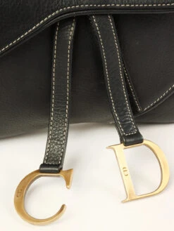 QOO Vintage DIOR Leather Saddle Bag Black -Best Jewelry Store IMG 2077